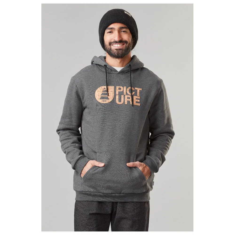 Sweatshirt Picture ---Basement Cork Hoodie Dark Grey Melange